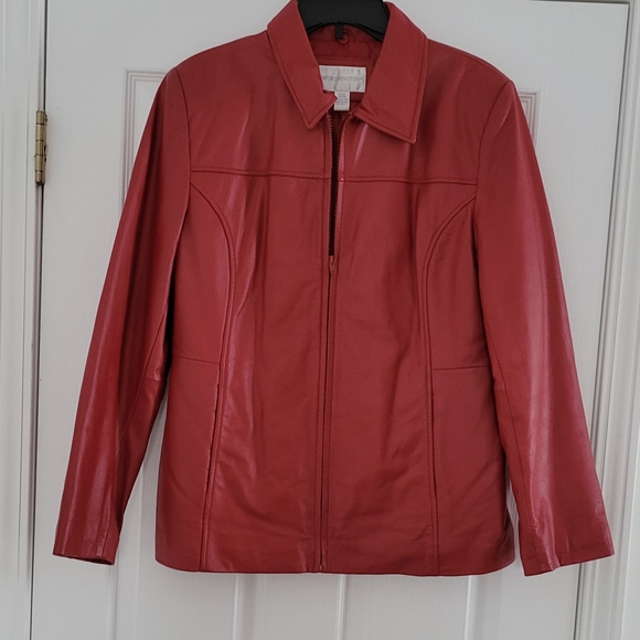 Worthington Jackets & Blazers - Leather Jacket w/quilted lining-NWOT